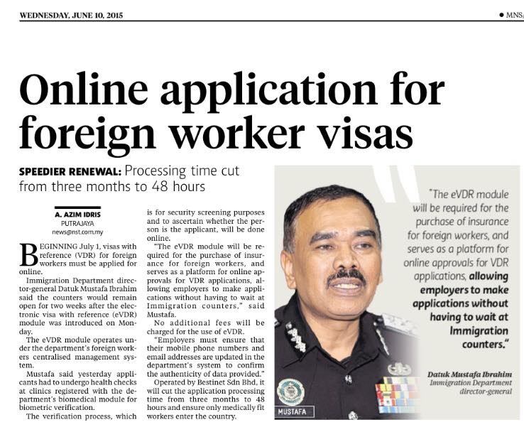 Online Application For Foreign Worker Visas