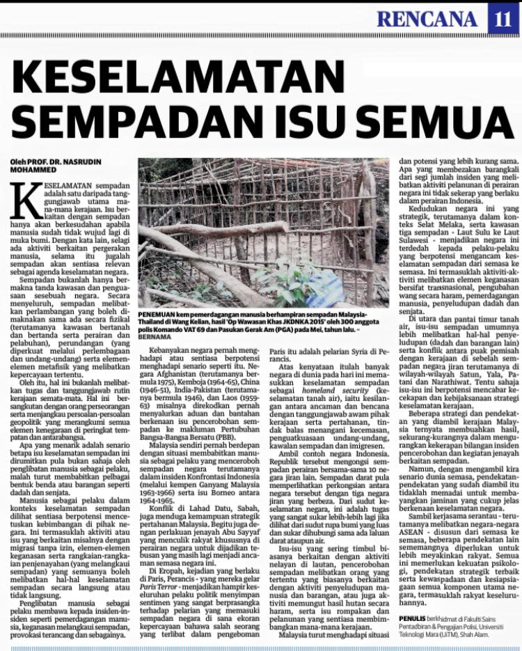 Keselamatan sempadan isu semasa