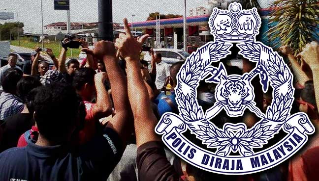 Cops probe those who protested assault on lorry driver