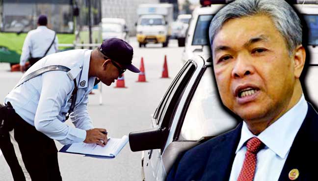 Zahid minta polis jangan buat operasi bayaran saman